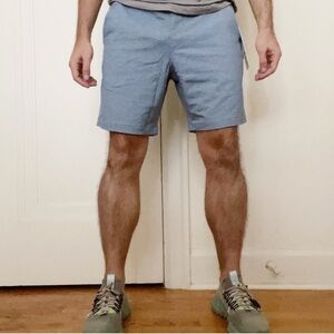 Ministry of Supply Men’s 8” Fusion Terry Short Lunar Blue Size XXL New